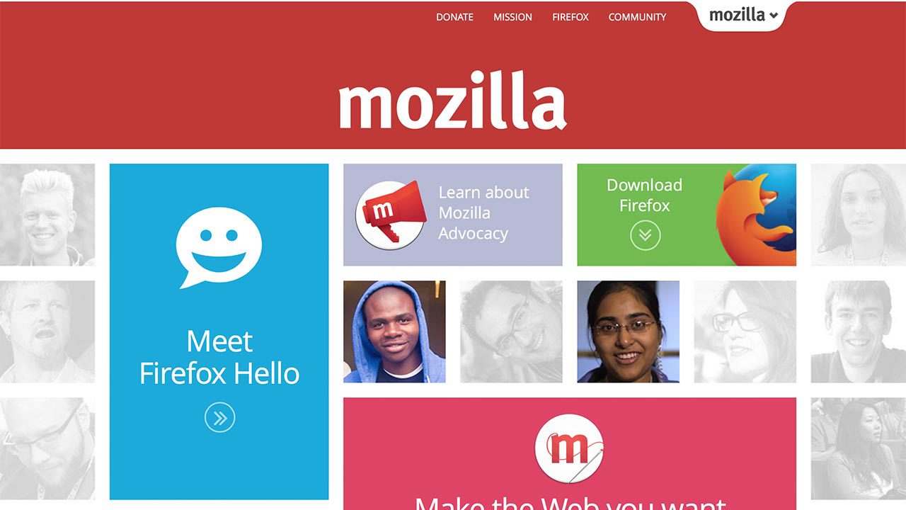 Mozilla FoundationのWebサイト画像01