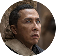 映画ローグワンに登場する、チアルート・イムウェ : Chirrut Îmweの顔画像